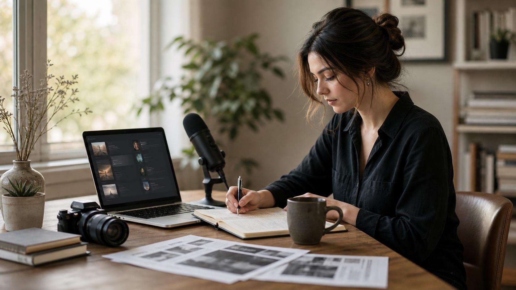 Independent writer preparing a Fanful publication home with publishing and membership tools